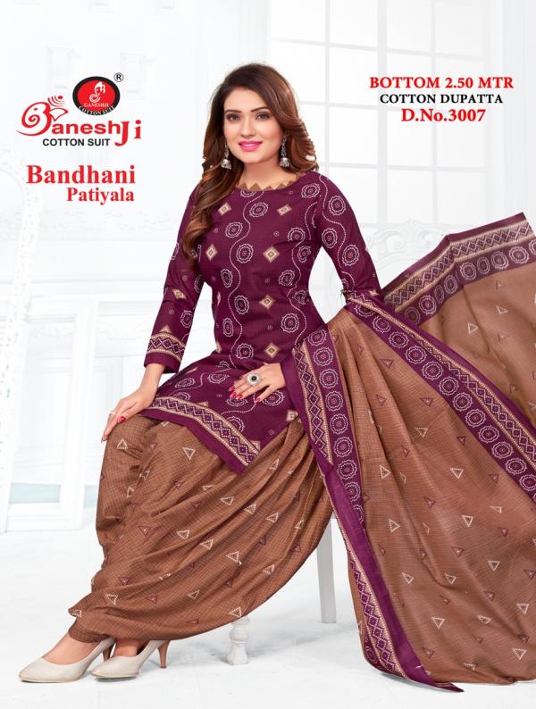 Ganeshji Bandhani Vol-3 cotton Printed Dress Material